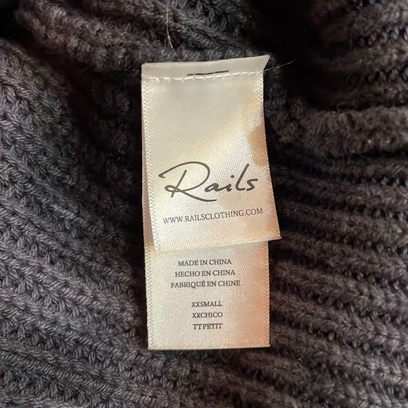 Rails Venus Cashmere Cotton Relaxed Ribbed Crew Neck Sweater - Picture 8 of 11